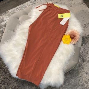 NEW! Rust All In Motion Taper Capri Pant